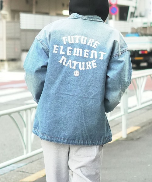 ELEMENT(エレメント)の「ELEMENT メンズ JEAN CARTER JACKET T ジャケット 【2026年春夏モデル】(ブルゾン・メンズ・ブルー/ブラック系その他/ライトブルー・LARGE/MEDIUM/X-LARGE)」の19枚目の写真