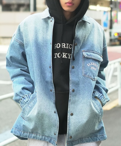 ELEMENT(エレメント)の「ELEMENT メンズ JEAN CARTER JACKET T ジャケット 【2026年春夏モデル】(ブルゾン・メンズ・ブルー/ブラック系その他/ライトブルー・LARGE/MEDIUM/X-LARGE)」の6枚目の写真