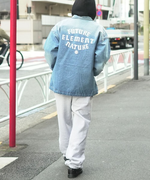 ELEMENT(エレメント)の「ELEMENT メンズ JEAN CARTER JACKET T ジャケット 【2026年春夏モデル】(ブルゾン・メンズ・ブルー/ブラック系その他/ライトブルー・LARGE/MEDIUM/X-LARGE)」の13枚目の写真