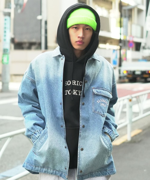 ELEMENT(エレメント)の「ELEMENT メンズ JEAN CARTER JACKET T ジャケット 【2026年春夏モデル】(ブルゾン・メンズ・ブルー/ブラック系その他/ライトブルー・LARGE/MEDIUM/X-LARGE)」の14枚目の写真
