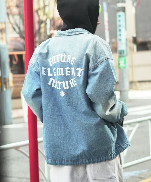 ELEMENT(エレメント)の「ELEMENT メンズ JEAN CARTER JACKET T ジャケット 【2026年春夏モデル】(ブルゾン・メンズ・ブルー/ブラック系その他/ライトブルー・LARGE/MEDIUM/X-LARGE)」の18枚目の写真