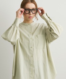 Crisp | ストライプオーバーシャツ(シャツ/ブラウス)