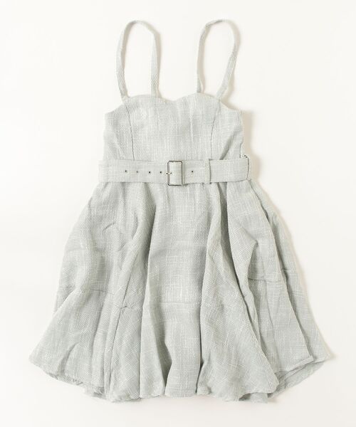 TITTY&CO.（ティティーアンドコー）の「ツイードフレアミニジャンスカ（ジャンパースカート・レディース・ミント・FREE）」の7枚目の写真