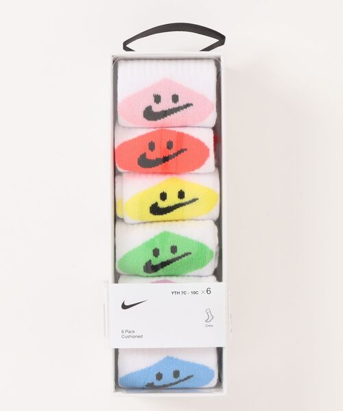 セール】【NIKE】NHN 6PK NIKE SMILEY CREW（ソックス/靴下）｜JUGLANS