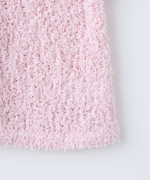 CIAOPANIC TYPY(チャオパニックティピー)の「【KIDS】《ジュニアサイズあり》ミックスチュールヤーンコンパクトベスト(ニット/セーター・キッズ・チャコールグレー/ピンク/イエロー・130/110/150)」の8枚目の写真