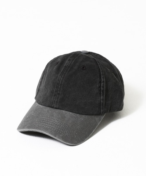 FRUIT OF THE LOOM(フルーツオブザルーム)の「【FRUIT OF THE LOOM】EX Baseball Low Cap Pigment 2tone / 無地 ローキャップ(キャップ・メンズ・アイボリー/ブラック/オフホワイト/ブルー/ライトブラウン/ブラック系その他・FREE)」の3枚目の写真