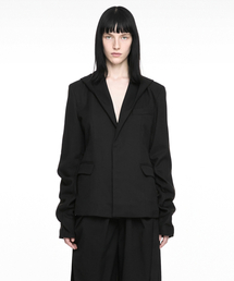 NACHE（ナチェ）の「MAGNETIC HOODIE BLAZER BLACK（テーラードジャケット）」
