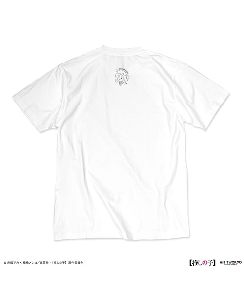 AIR TWOKYO(エアトゥーキョー)の「TVアニメ『【推しの子】』第2弾 モノトーンシーンイラストTシャツ 4(有馬かな&アクア)ホワイト(Tシャツ/カットソー・レディース・ホワイト・XX-LARGE/X-LARGE/LARGE/MEDIUM/SMALL)」の3枚目の写真