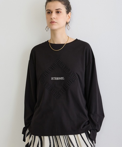 NICOLE white（ニコルホワイト）の「デザインロングスリーブTシャツ（Tシャツ/カットソー・レディース・その他6/その他4/その他2/その他5/その他3・FREE）」の3枚目の写真