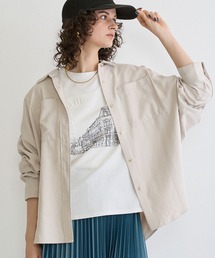 NICOLE white | デザインロングスリーブTシャツ(Tシャツ/カットソー)