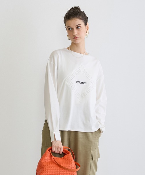 NICOLE white（ニコルホワイト）の「デザインロングスリーブTシャツ（Tシャツ/カットソー・レディース・その他6/その他4/その他2/その他5/その他3・FREE）」の6枚目の写真