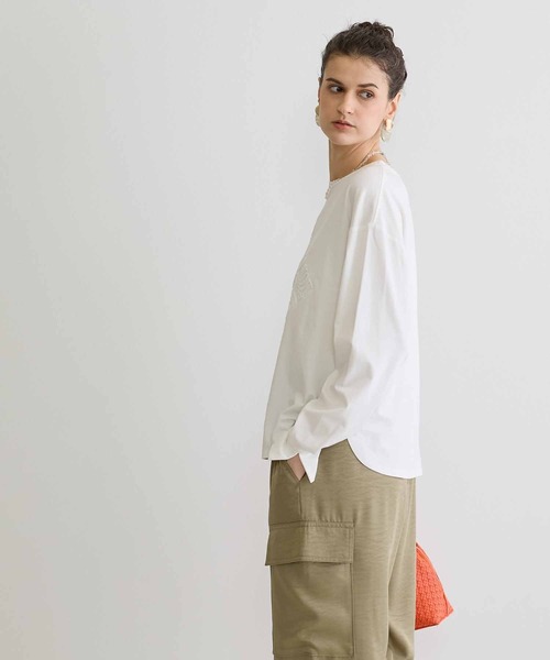 NICOLE white（ニコルホワイト）の「デザインロングスリーブTシャツ（Tシャツ/カットソー・レディース・その他6/その他4/その他2/その他5/その他3・FREE）」の8枚目の写真