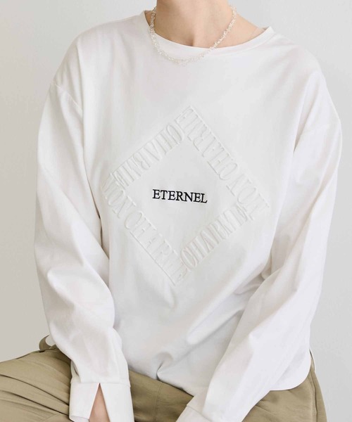 NICOLE white（ニコルホワイト）の「デザインロングスリーブTシャツ（Tシャツ/カットソー・レディース・その他6/その他4/その他2/その他5/その他3・FREE）」の9枚目の写真