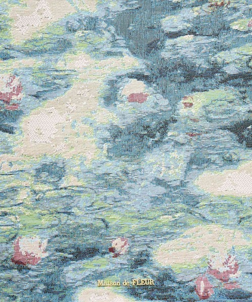 Maison de FLEUR（メゾンドフルール）の「ゴブランスクエアトート（ハンドバッグ・レディース・ダークグリーン・FREE）」の4枚目の写真