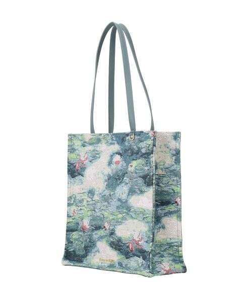 Maison de FLEUR（メゾンドフルール）の「ゴブランスクエアトート（ハンドバッグ・レディース・ダークグリーン・FREE）」の6枚目の写真