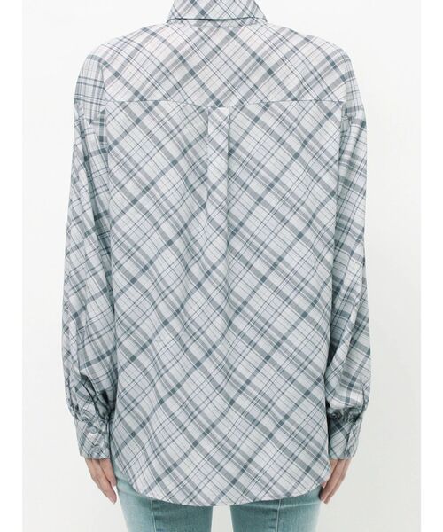 RESEXXY（リゼクシー）の「ルーズオーバーシャツ 【セットアップ着用可能】（シャツ/ブラウス・レディース・ブルー/ホワイト/ピンク・FREE）」の15枚目の写真