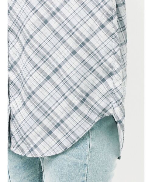 RESEXXY（リゼクシー）の「ルーズオーバーシャツ 【セットアップ着用可能】（シャツ/ブラウス・レディース・ブルー/ホワイト/ピンク・FREE）」の12枚目の写真