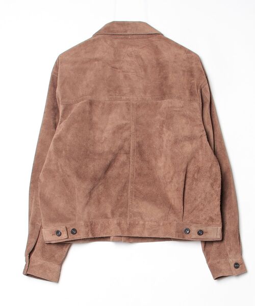A LEATHER（エーレザー）の「A LEATHER TRUCKER JACKET (AUJ2550)（その他アウター・メンズ・その他/ブラック系その他・SMALL/MEDIUM）」の3枚目の写真