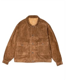 A LEATHER（エーレザー）の「A LEATHER TRUCKER JACKET (AUJ2550)（その他アウター）」
