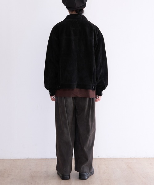 A LEATHER（エーレザー）の「A LEATHER TRUCKER JACKET (AUJ2550)（その他アウター・メンズ・その他/ブラック系その他・SMALL/MEDIUM）」の8枚目の写真