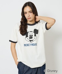 【JOHNBULL/ジョンブル】MICKEY MOUSE RINGER T/ミッキーリンガーTシャツ/ユニセックス【WEB限定】