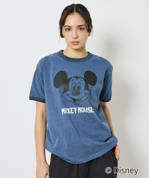 【JOHNBULL/ジョンブル】MICKEY MOUSE RINGER T/ミッキーリンガーTシャツ/ユニセックス【WEB限定】