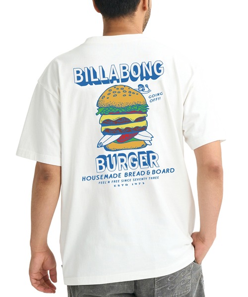 BILLABONG(ビラボン)の「BILLABONG/ビラボン 半袖 Tシャツ バックプリント BG011210(Tシャツ/カットソー・メンズ・クリーム/スミクロ・XL/L/M)」の2枚目の写真