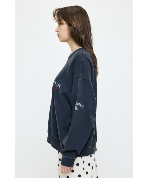 MOUSSY(マウジー)の「NY LOOSE スウェットシャツ(スウェット・レディース・杢グレー/ネイビー/レッド・FREE)」の17枚目の写真