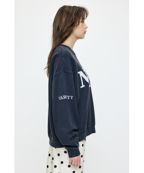 MOUSSY(マウジー)の「NY LOOSE スウェットシャツ(スウェット・レディース・杢グレー/ネイビー/レッド・FREE)」の19枚目の写真