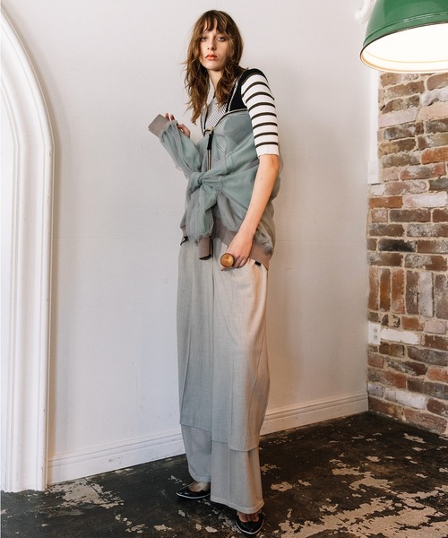 AULA AILA(アウラアイラ)の「パターンドリブニット(ニット/セーター・レディース・ピンク/ライム/ブラウン/ブラック・0)」の18枚目の写真