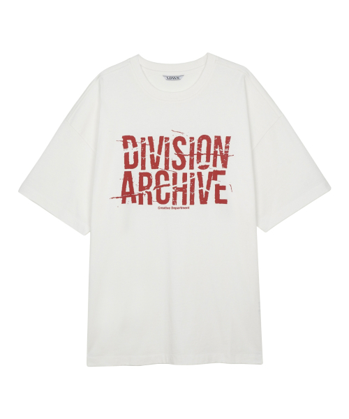 IDWS(アイドンワナセル)の「Division Archive T-Shirt White(Tシャツ/カットソー・レディース・その他・0/1/2)」の2枚目の写真