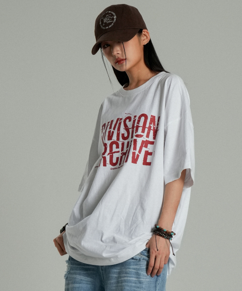 IDWS(アイドンワナセル)の「Division Archive T-Shirt White(Tシャツ/カットソー・レディース・その他・0/1/2)」の7枚目の写真