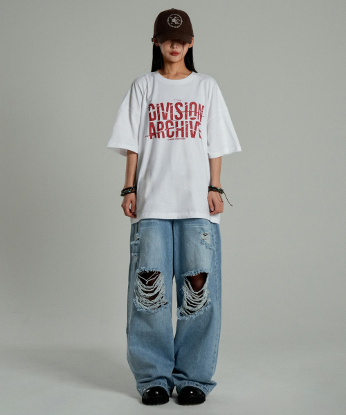 IDWS(アイドンワナセル)の「Division Archive T-Shirt White(Tシャツ/カットソー・レディース・その他・0/1/2)」の8枚目の写真