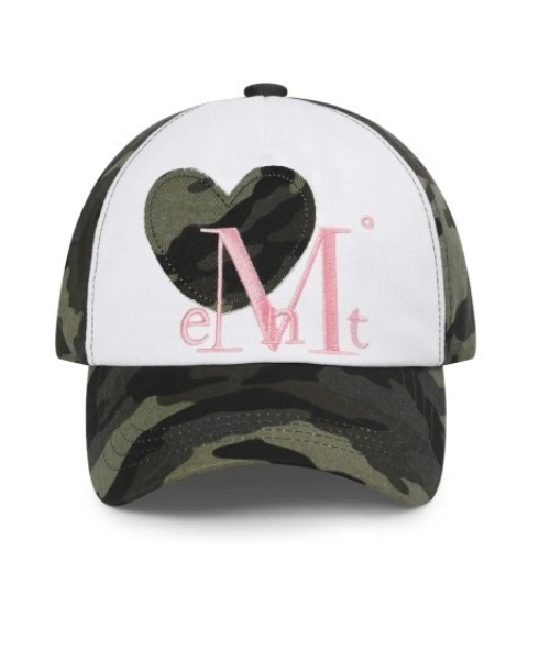 MUCENT（ムセント）の「◇MUCENT◇ブランド直輸入正規品/MUCENT SIGNATURE HEART PATCH BALL CAP シグニチャーハートパッチボールキャップ（キャップ・レディース・ブラック/カーキ/ベージュ・FREE）」の3枚目の写真