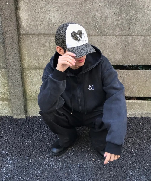 MUCENT（ムセント）の「◇MUCENT◇ブランド直輸入正規品/MUCENT SIGNATURE HEART PATCH BALL CAP シグニチャーハートパッチボールキャップ（キャップ・レディース・ブラック/カーキ/ベージュ・FREE）」の19枚目の写真