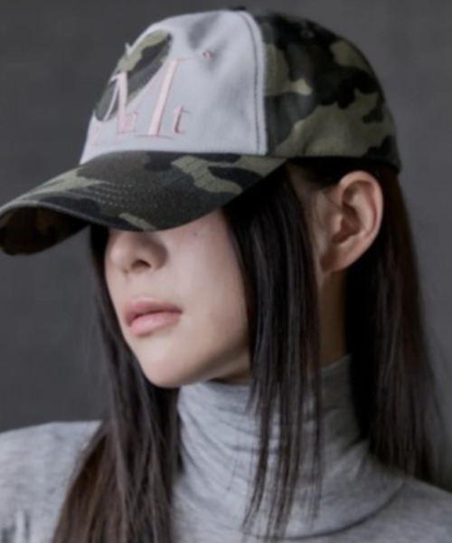 MUCENT（ムセント）の「◇MUCENT◇ブランド直輸入正規品/MUCENT SIGNATURE HEART PATCH BALL CAP シグニチャーハートパッチボールキャップ（キャップ・レディース・ブラック/カーキ/ベージュ・FREE）」の12枚目の写真