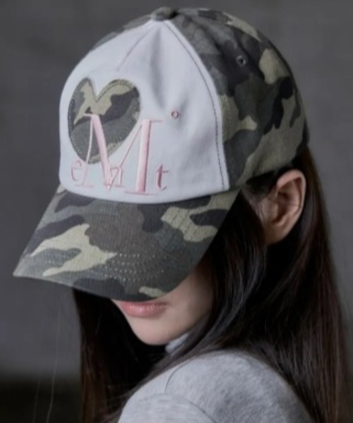 MUCENT（ムセント）の「◇MUCENT◇ブランド直輸入正規品/MUCENT SIGNATURE HEART PATCH BALL CAP シグニチャーハートパッチボールキャップ（キャップ・レディース・ブラック/カーキ/ベージュ・FREE）」の20枚目の写真