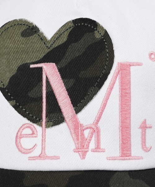 MUCENT(ムセント)の「◇MUCENT◇ブランド直輸入正規品/MUCENT SIGNATURE HEART PATCH BALL CAP シグニチャーハートパッチボールキャップ(キャップ・レディース・ブラック/カーキ/ベージュ・FREE)」の5枚目の写真