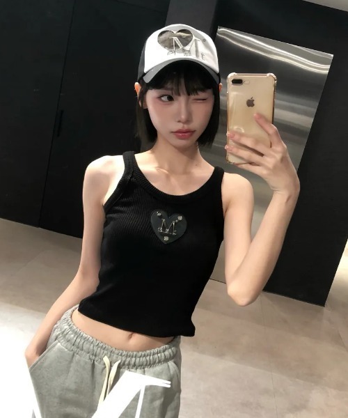 MUCENT(ムセント)の「◇MUCENT◇ブランド直輸入正規品/MUCENT SIGNATURE HEART PATCH BALL CAP シグニチャーハートパッチボールキャップ(キャップ・レディース・ブラック/カーキ/ベージュ・FREE)」の21枚目の写真