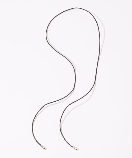 SOPHIE BUHAI（ソフィーブハイ）の「SOPHIE BUHAI Elegant Shoelace コードネックレス（ネックレス・レディース・ダークブラウン・FREE）」の4枚目の写真