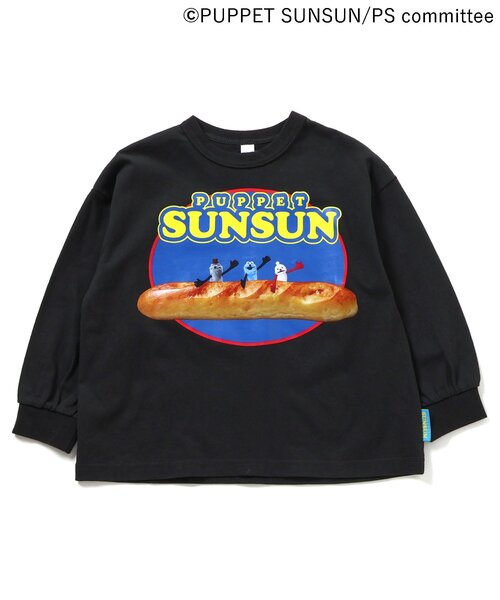 BREEZE（ブリーズ）の「パペットスンスン ゆったりロンT（Tシャツ/カットソー・キッズ・グリーン/ブラック・90/100/110/120/80/130）」の8枚目の写真