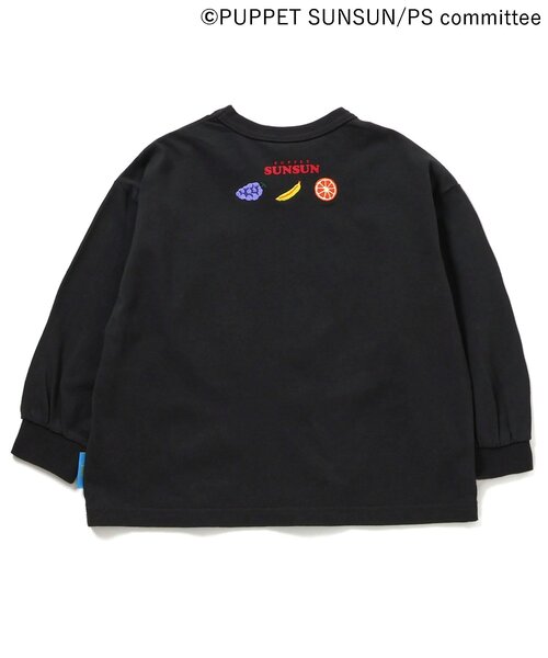 BREEZE（ブリーズ）の「パペットスンスン ゆったりロンT（Tシャツ/カットソー・キッズ・グリーン/ブラック・90/100/110/120/80/130）」の12枚目の写真