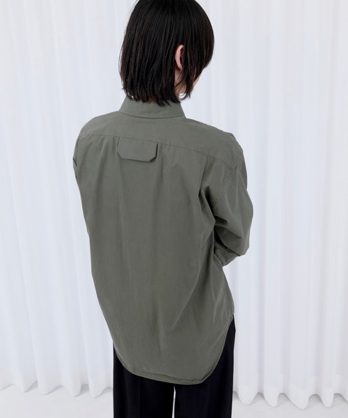 OUAT（オーユーエーティー）の「OFFICE SHIRTS（シャツ/ブラウス・メンズ・ブラック/オリーブ・3）」の4枚目の写真