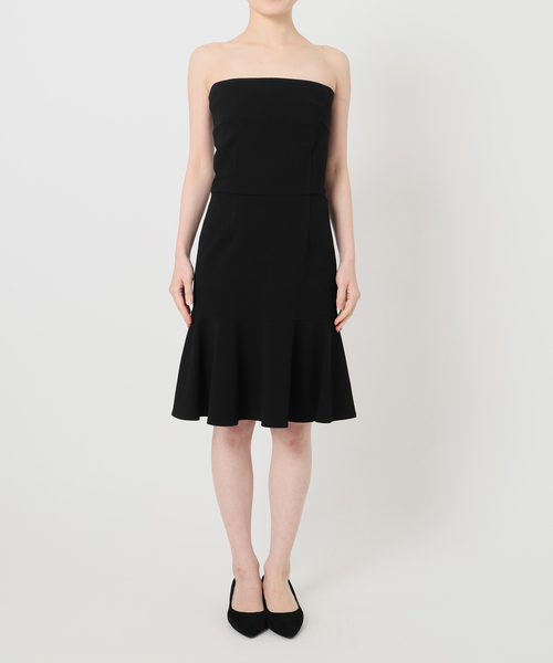 VERMEIL par iena(ヴェルメイユパーイエナ)の「チューブワンピース(ワンピース・レディース・ライトグレー/ブラック・FREE)」の17枚目の写真