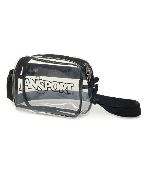 JANSPORT(ジャンスポーツ)の「JANSPORT CLEAR CROSSBODY(ジャンスポーツ クリア クロスボディ)(ボディバッグ/ウエストポーチ・メンズ・クリア・ONE SIZE)」の1枚目の写真