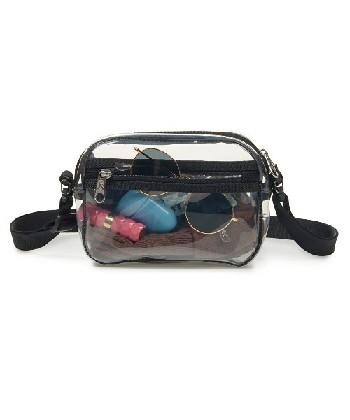JANSPORT(ジャンスポーツ)の「JANSPORT CLEAR CROSSBODY(ジャンスポーツ クリア クロスボディ)(ボディバッグ/ウエストポーチ・メンズ・クリア・ONE SIZE)」の5枚目の写真