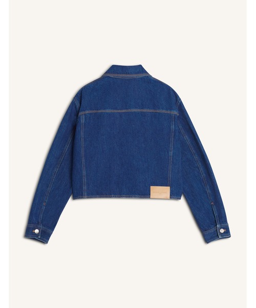 Maison Kitsune（メゾンキツネ）の「DENIM CROPPED JACKET（デニムジャケット・レディース・ブルー系その他・XS/S/M/L）」の2枚目の写真