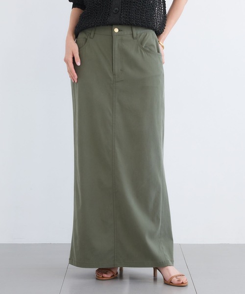 BARNYARDSTORM（バンヤードストーム）の「BARNYARDSTORM / キレイメワークマキシスカート（スカート・レディース・カーキ/ブラック・S/M）」の21枚目の写真