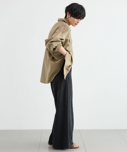 BARNYARDSTORM（バンヤードストーム）の「BARNYARDSTORM / キレイメワークマキシスカート（スカート・レディース・カーキ/ブラック・S/M）」の20枚目の写真