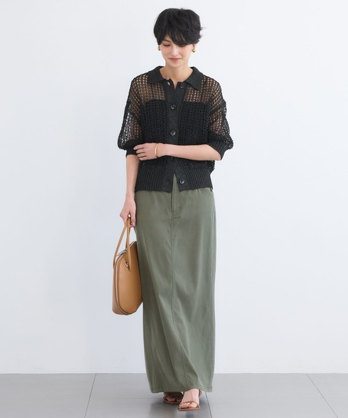 BARNYARDSTORM（バンヤードストーム）の「BARNYARDSTORM / キレイメワークマキシスカート（スカート・レディース・カーキ/ブラック・S/M）」の11枚目の写真